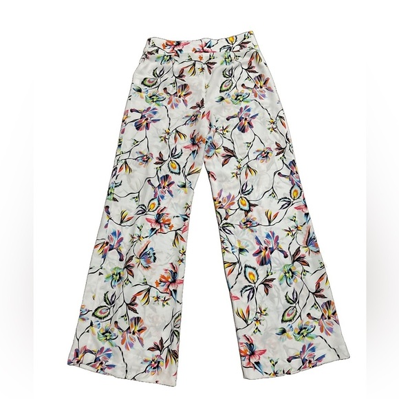 NWT. Bar lll Women’s Wide Leg Floral Palazzo Pants. Prism Garden. Size 0 - Picture 2 of 6